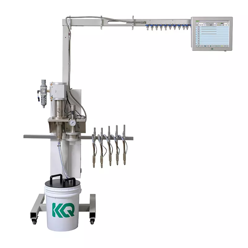 Cold glue application system multiple channels KeQi